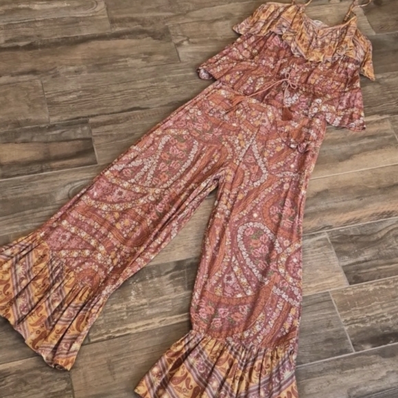 XXS/XS SPELL Spell & the Gypsy Collective City Lights Cami Tank & Pants Set - Picture 6 of 16